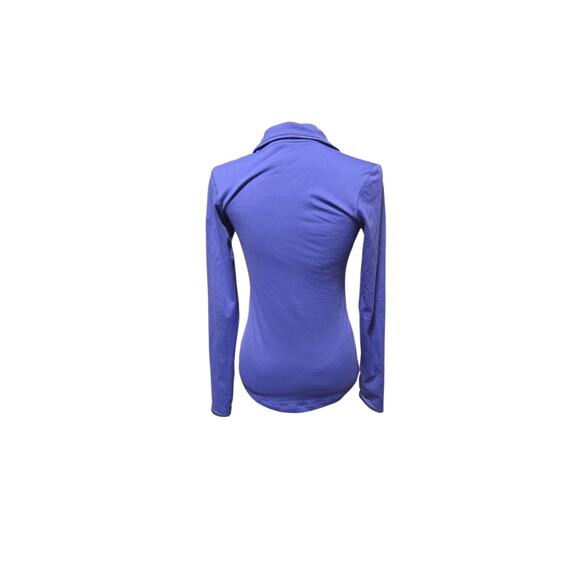 Nike pro dri fit purple half zip sweater, size small - Picture 2 of 3